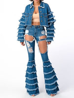 Load image into Gallery viewer, La Donna Demin Jacket
