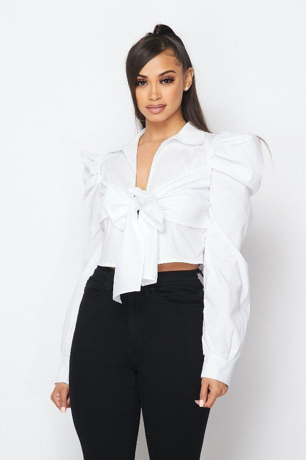 Poppy Tie Top