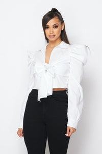 Poppy Tie Top
