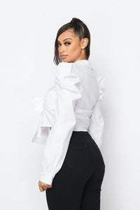 Poppy Tie Top