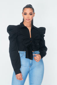 Poppy Tie Top