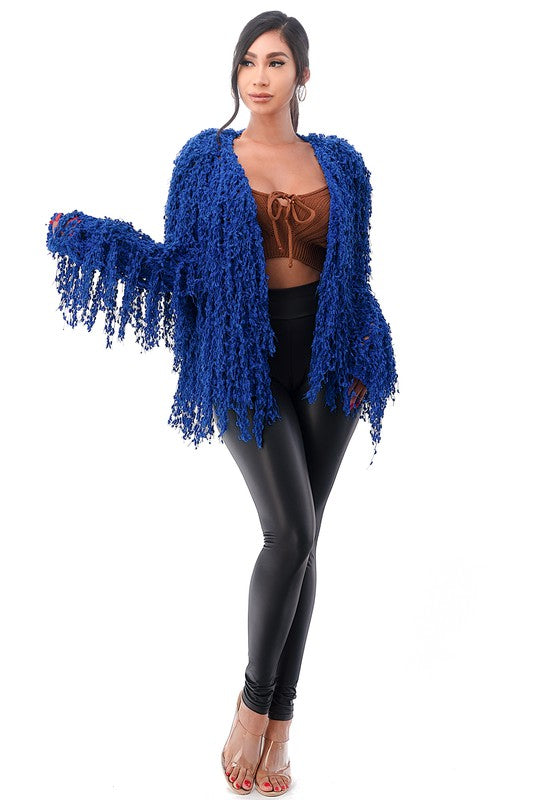 Envy Me Fringe Cardigan