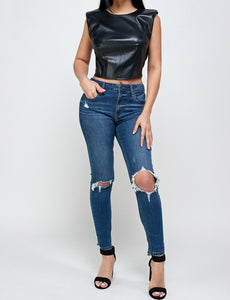 Power Shoulder Top