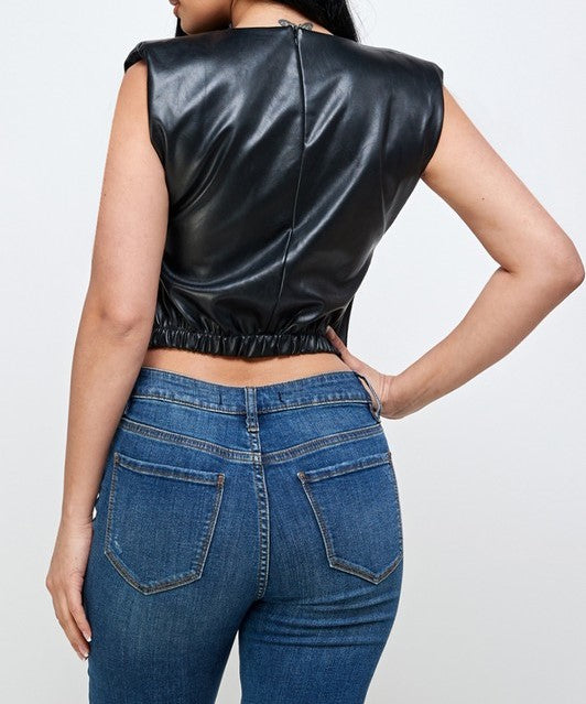 Power Shoulder Top