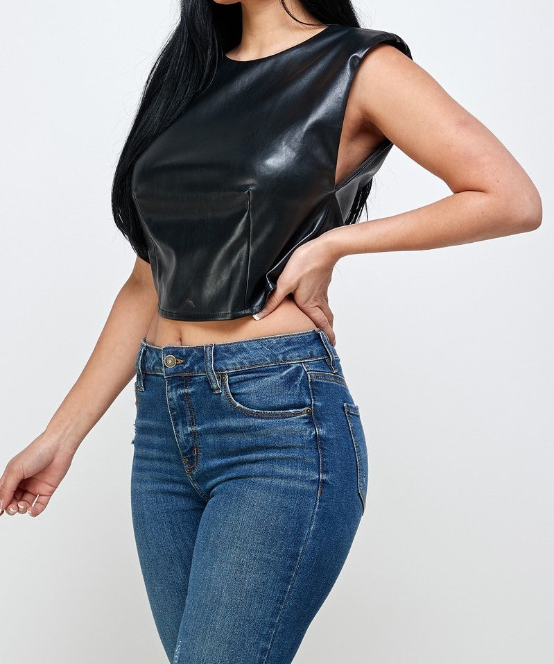 Power Shoulder Top