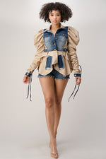 Load image into Gallery viewer, My Mind Made Up Demin Jacket

