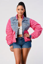 Load image into Gallery viewer, Just Do U Demi  Puffer

