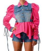Load image into Gallery viewer, Minding Mine Demin Jacket
