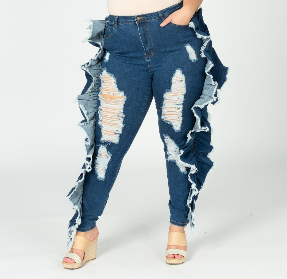 Coco Chanel Plus Size Jeans