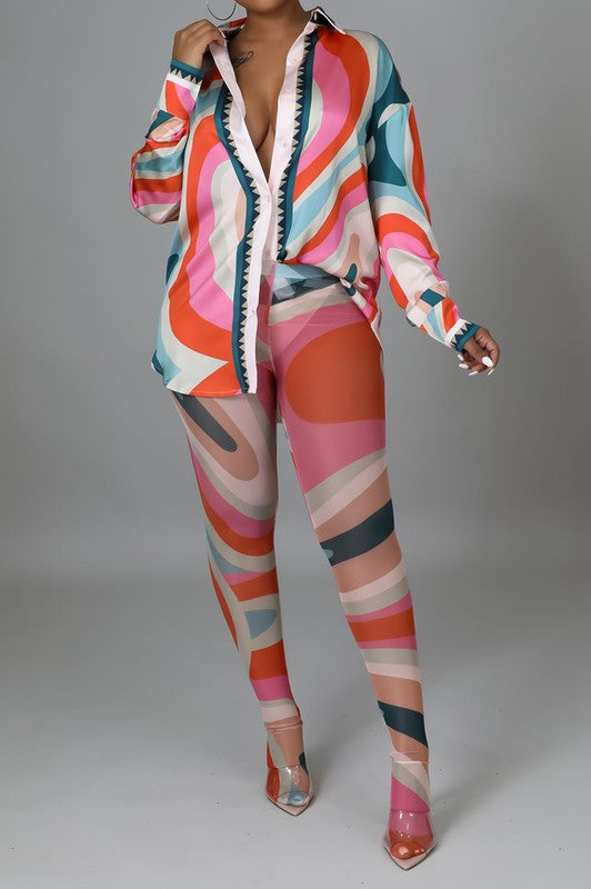 Flamboyant Two Piece Set
