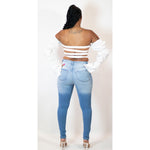 Load image into Gallery viewer, Missy Distressed Jeans
