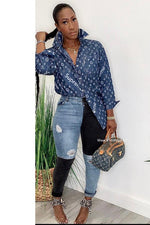 Load image into Gallery viewer, Boss Up Botton Down Shirt
