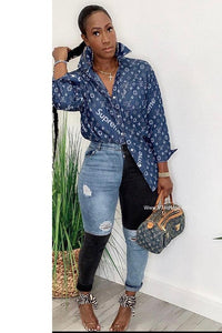 Boss Up Botton Down Shirt
